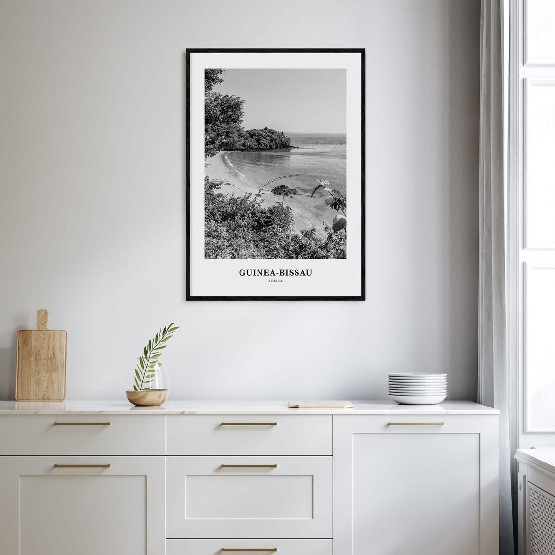 Guinea Bissau Wall Art Guineabissau Wall Decor Guineabissau Poster Guineabissau Home Decor Guineabissau Travel Gift Guineabissau - Image 2