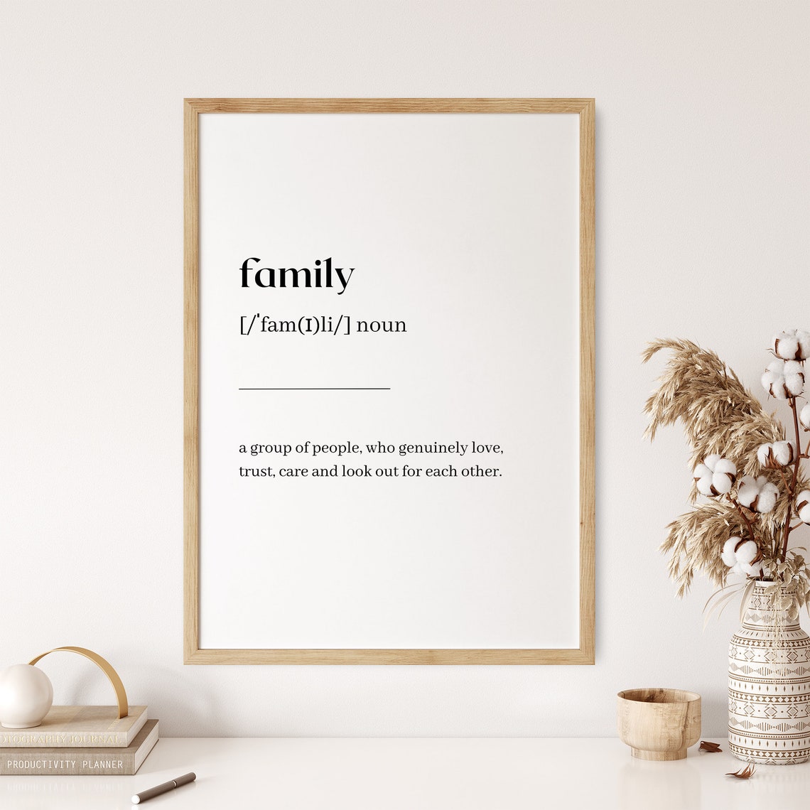 Family Definition Print Home Decor Gift Family Gift Wall Art Print Quote Print Family Wall Decor Family Print Family - Image 6