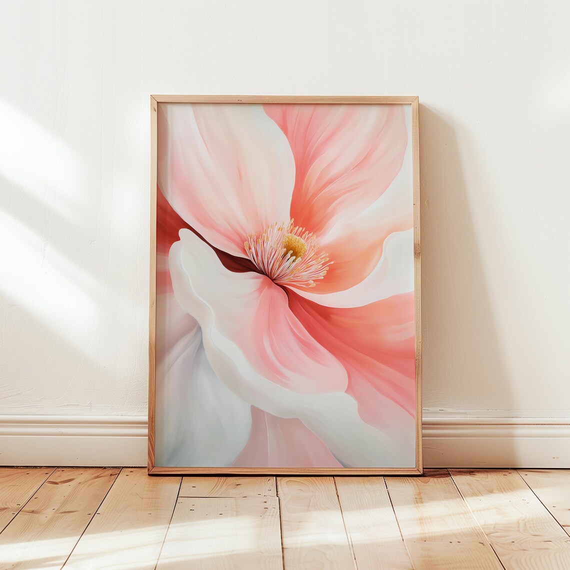 Georgia Okeeffe Cherry Blossom Pink Floral Art Print