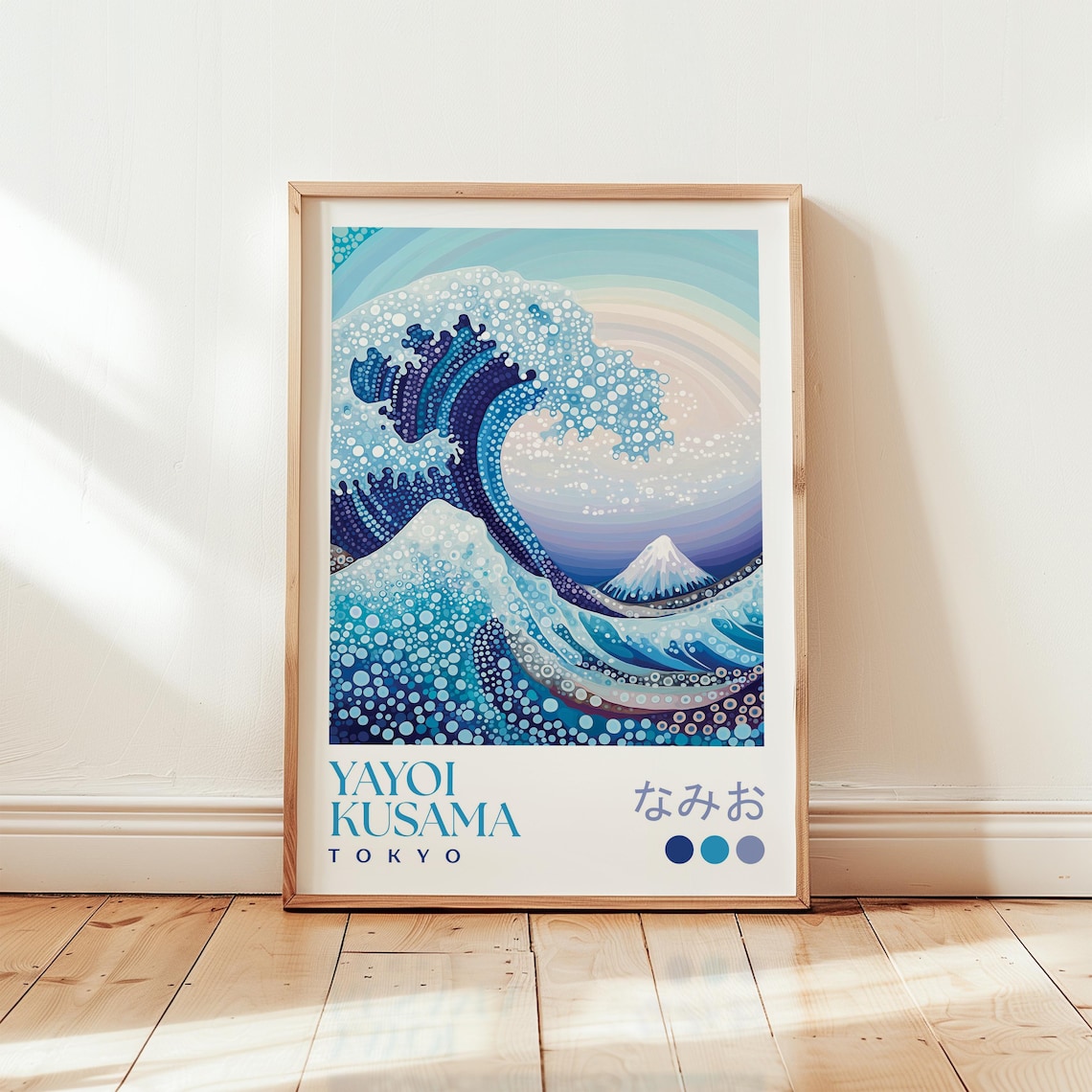Yayoi Kusama Great Wave, Japanese Sea Art Print