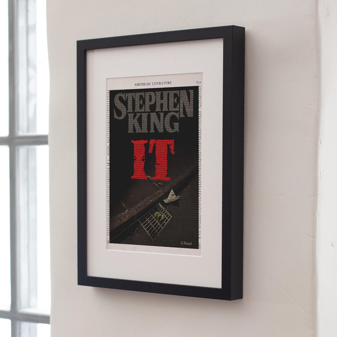 Stephen King It Book Cover Art Print, Reading Nook - Image 4