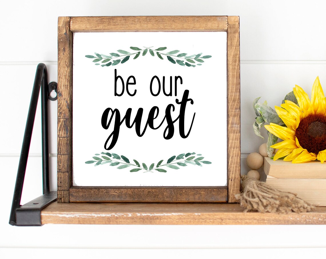 Be Our Guest Bathroom Sayings, Bathroom Decor