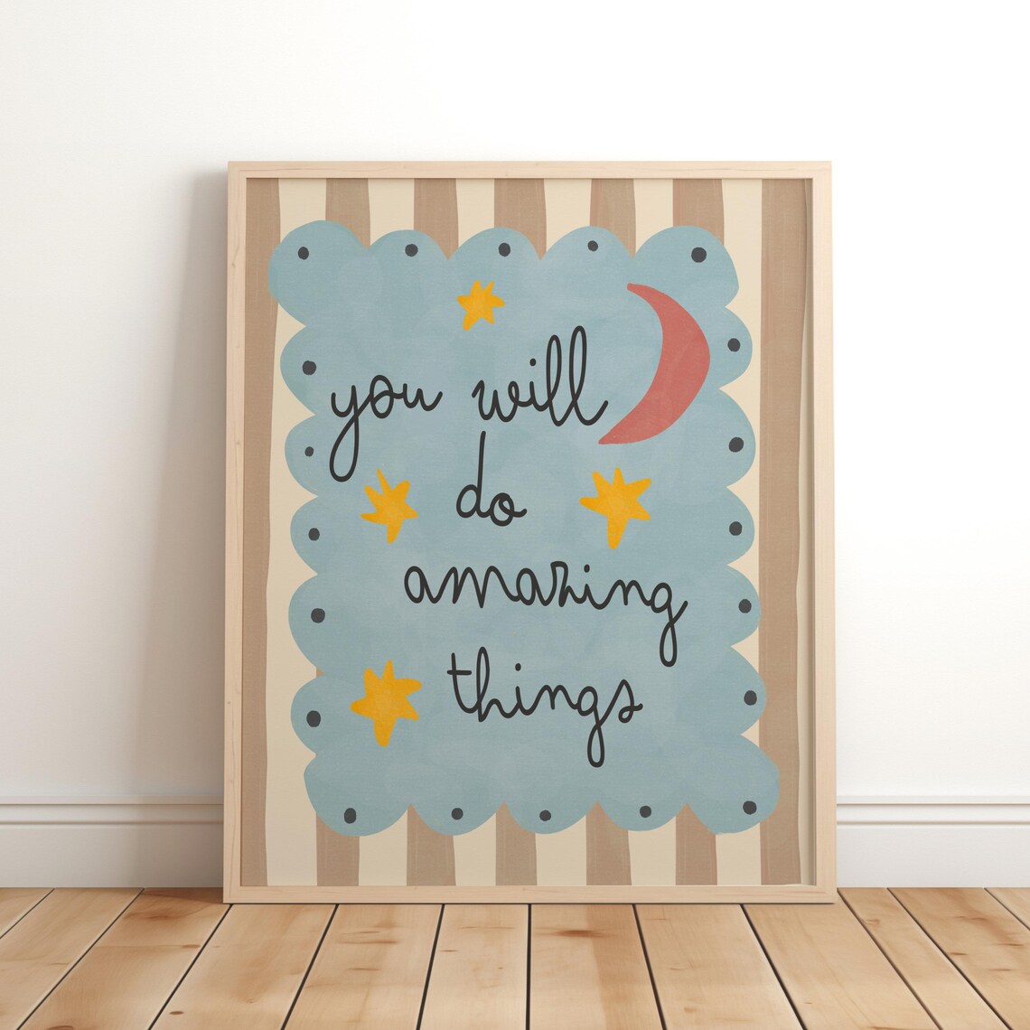 You Will Do Amazing Things Boys Nursery Boho Art Print