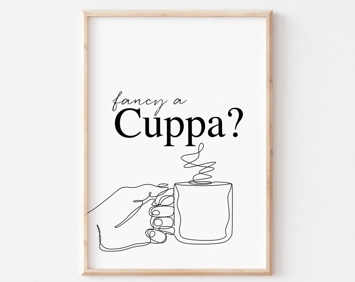 Tea Gifts Tea Print, Irish Sayings Kitchen Art - Image 2