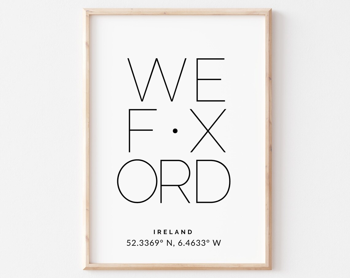 Wexford Irish Wall Decor, Ireland Travel Poster - Image 2