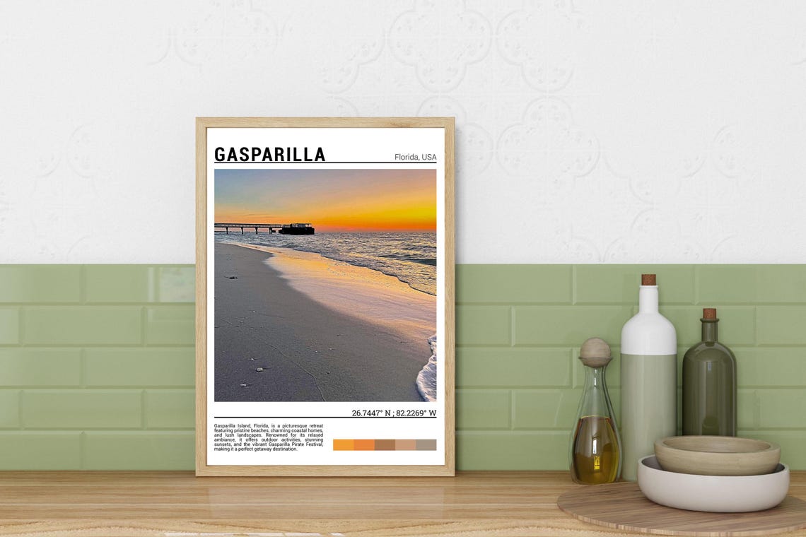 Gasparilla Print Gasparilla Wall Art Gasparilla Photo Gasparilla Poster Print Gasparilla Artwork Florida Travel Gift Usa - Image 3