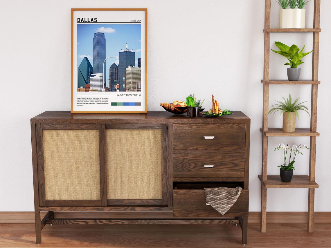 Dallas Print Dallas Poster Dallas Wall Art Dallas Travel Dallas Artwork Dallas Art Dallas Photo Texas Usa - Image 6