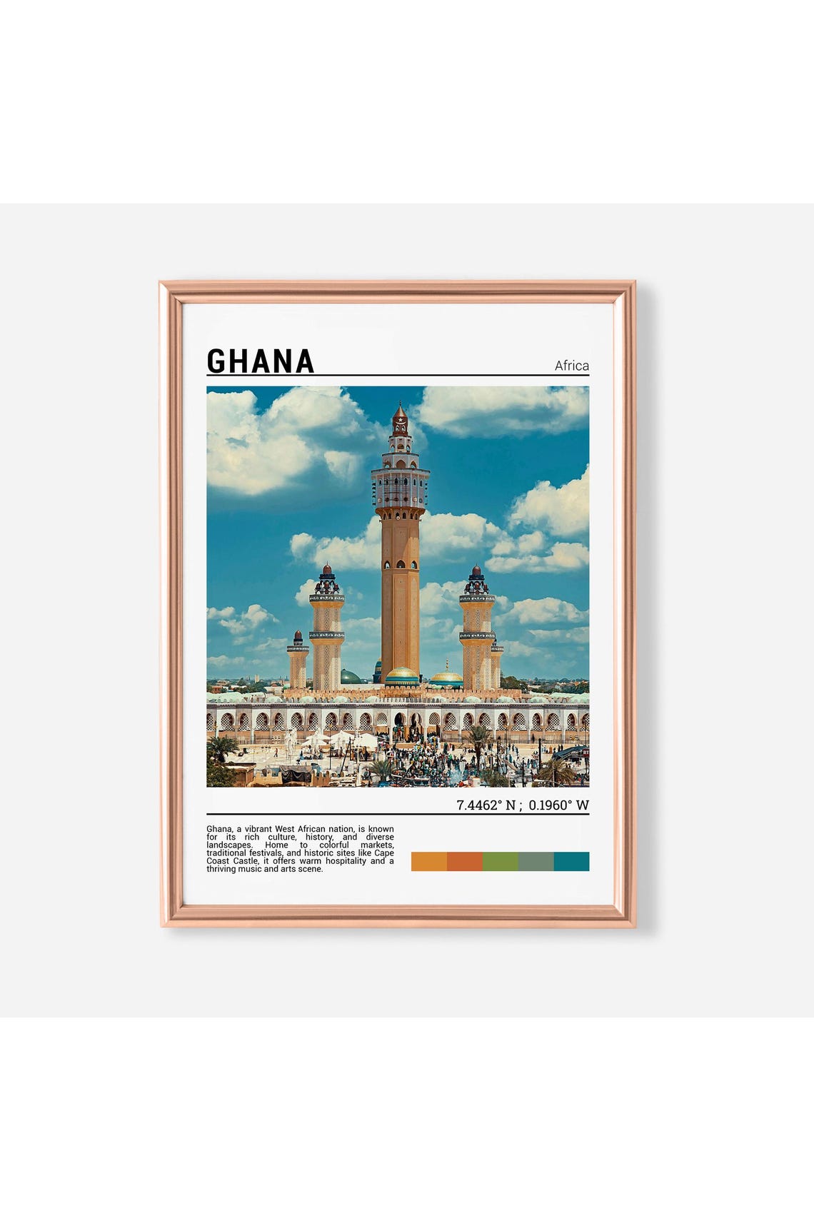 Ghana Print Ghana Poster Ghana Wall Art Ghana Travel Ghana Art Print Ghana Photo Africa Artwork