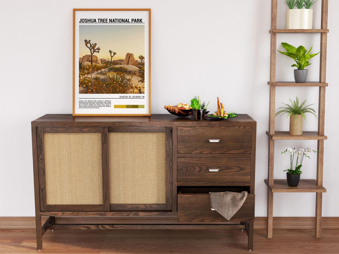 Joshua Tree National Park Desert Sunset Rock Formations Poster - Image 6