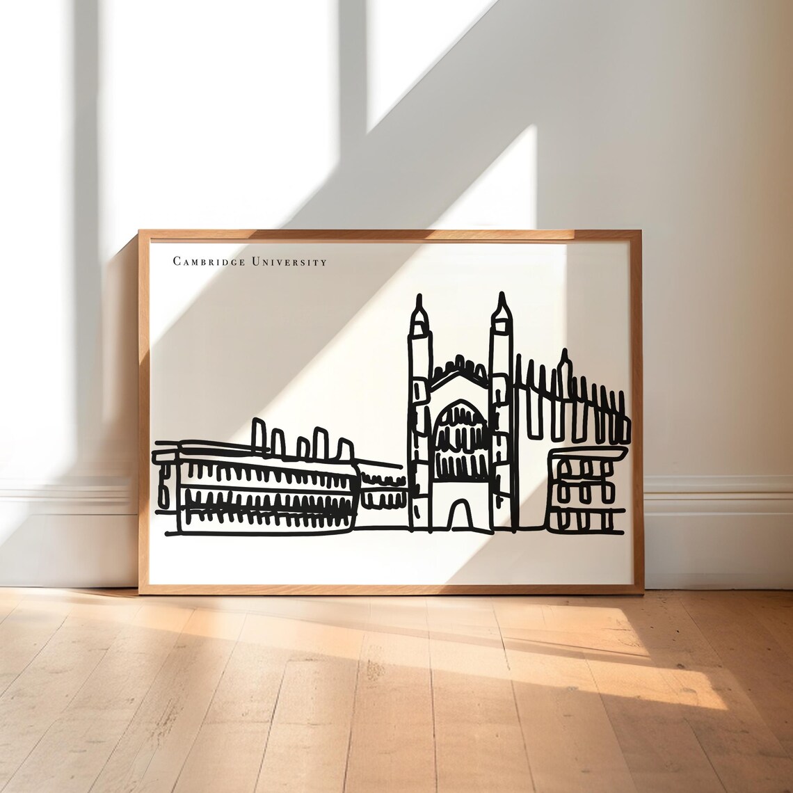Cambridge University Graduation Gift, Line Art
