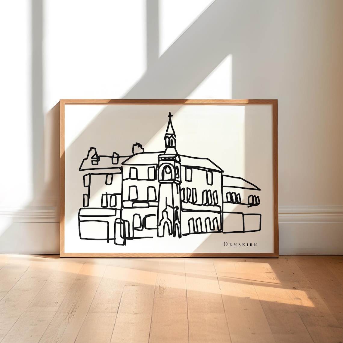 Ormskirk Art Print, Graduation Gift