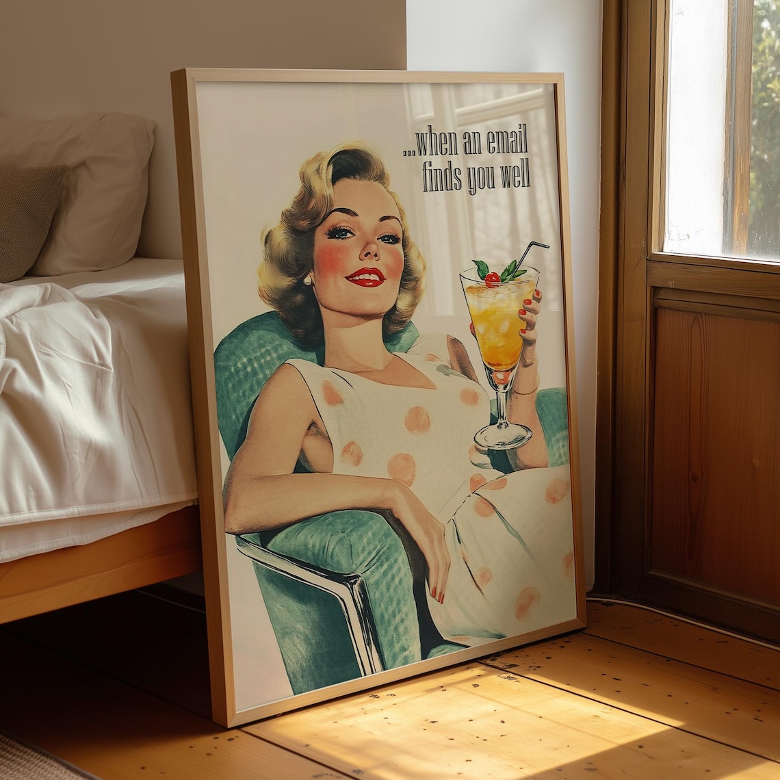 When An Email Finds You Well Sarcastic Office Art Print