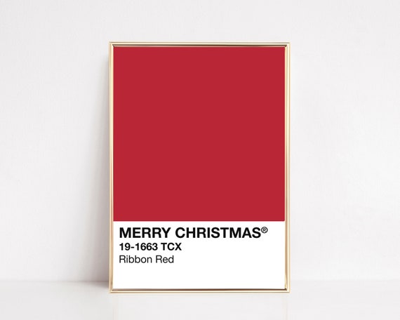 Christmas Print, Modern Holiday Decorations