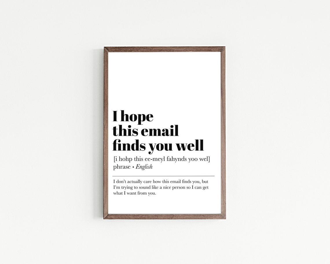 Home Office Funny Definition Art Print - Image 2
