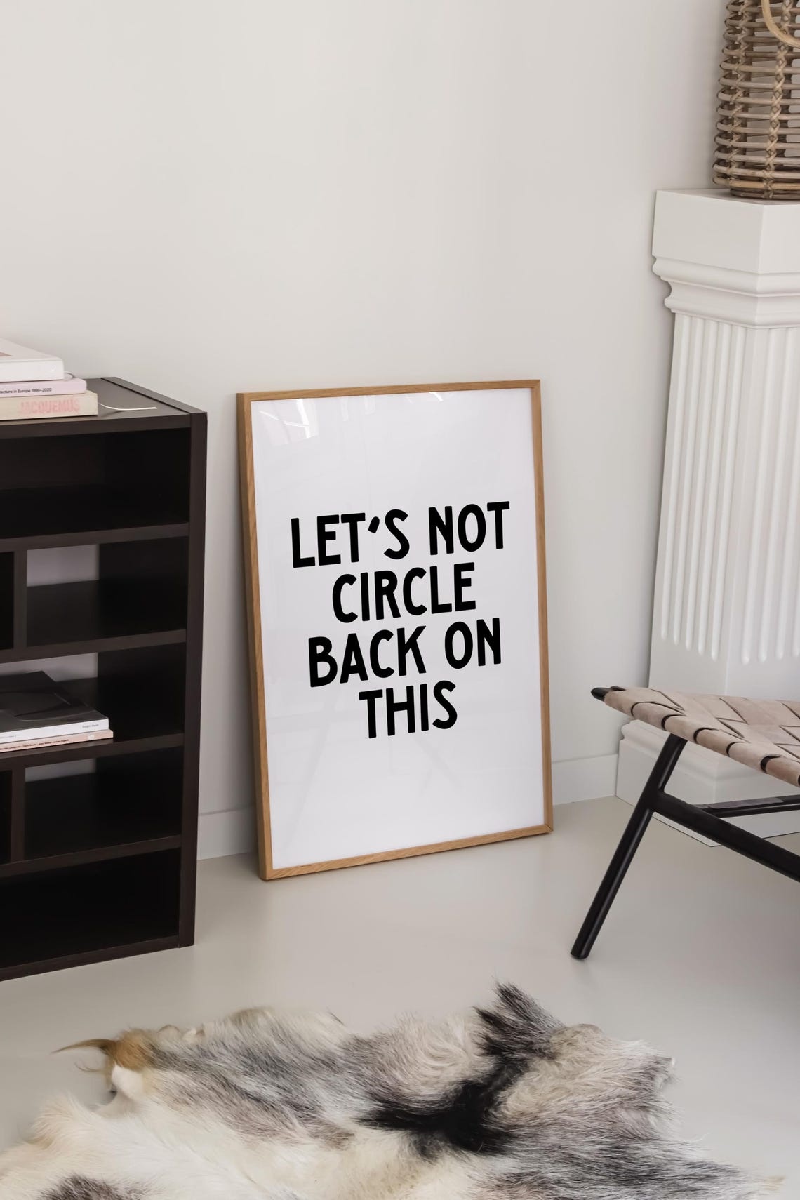 Funny Office Quote Lets Not Circle Back On This Minimalist Poster - Image 3