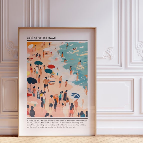 Vintage Surf Poster Surf Wall Art Coastal Prints For Beachy Room Decor Surf Print And Waves Poster Beach Poster And Coastal Wall Art