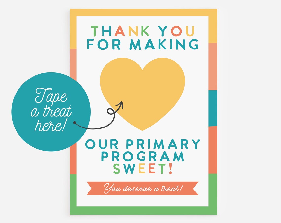 Primary Program Thank You LDS Kids Art Print