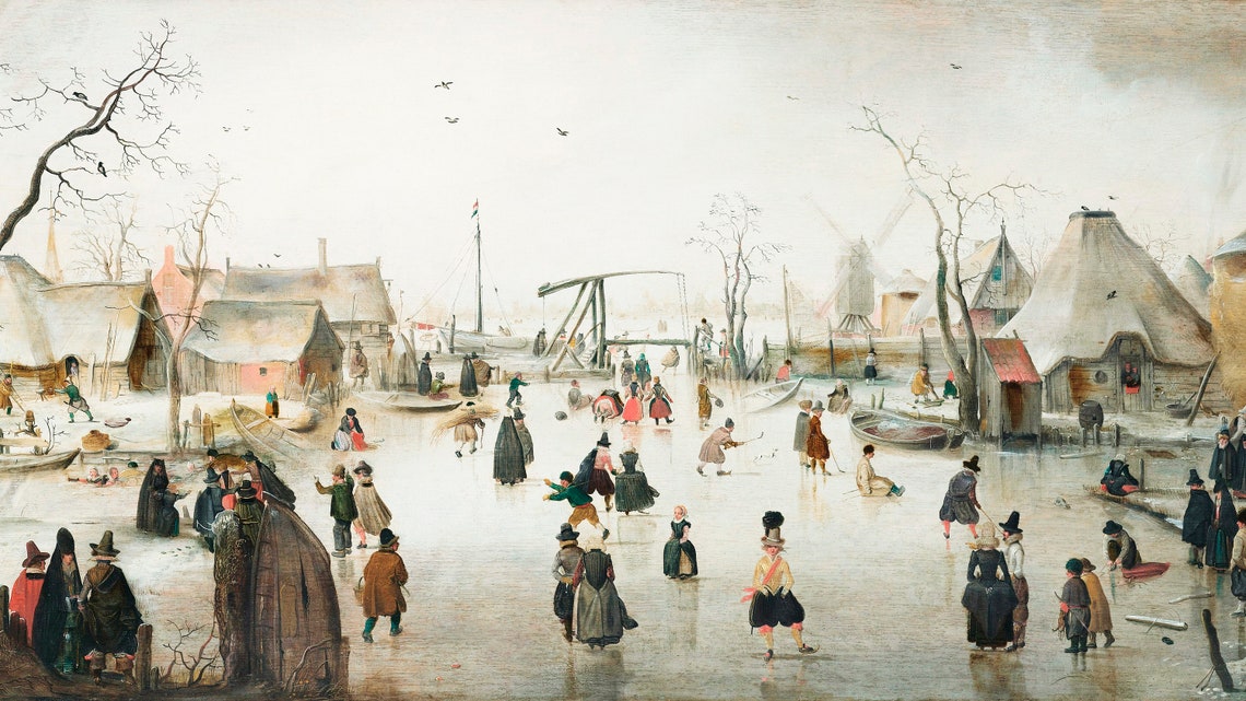 Christmas Art For Frame Tv Winter Tv Art Vintage Tv Art For Frame Tv Frame Tv Christmas Oil Painting Winter Snow Art - Image 3