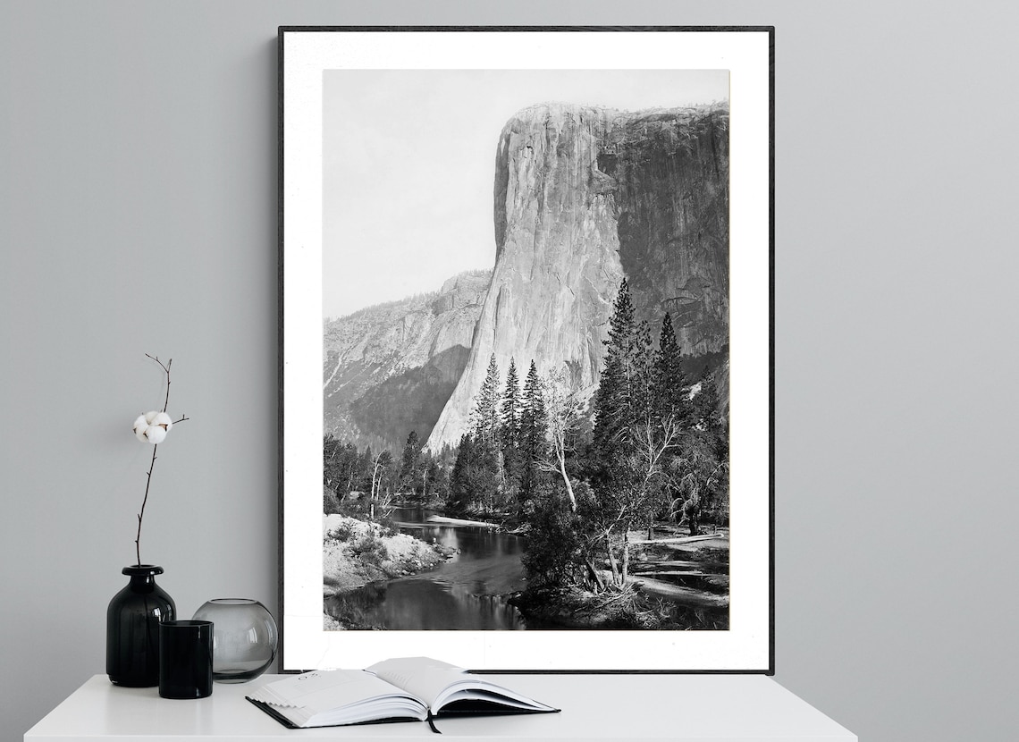 El Capitan Yosemite Park Vintage Travel Poster
