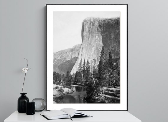 El Capitan Yosemite Park Vintage Travel Poster