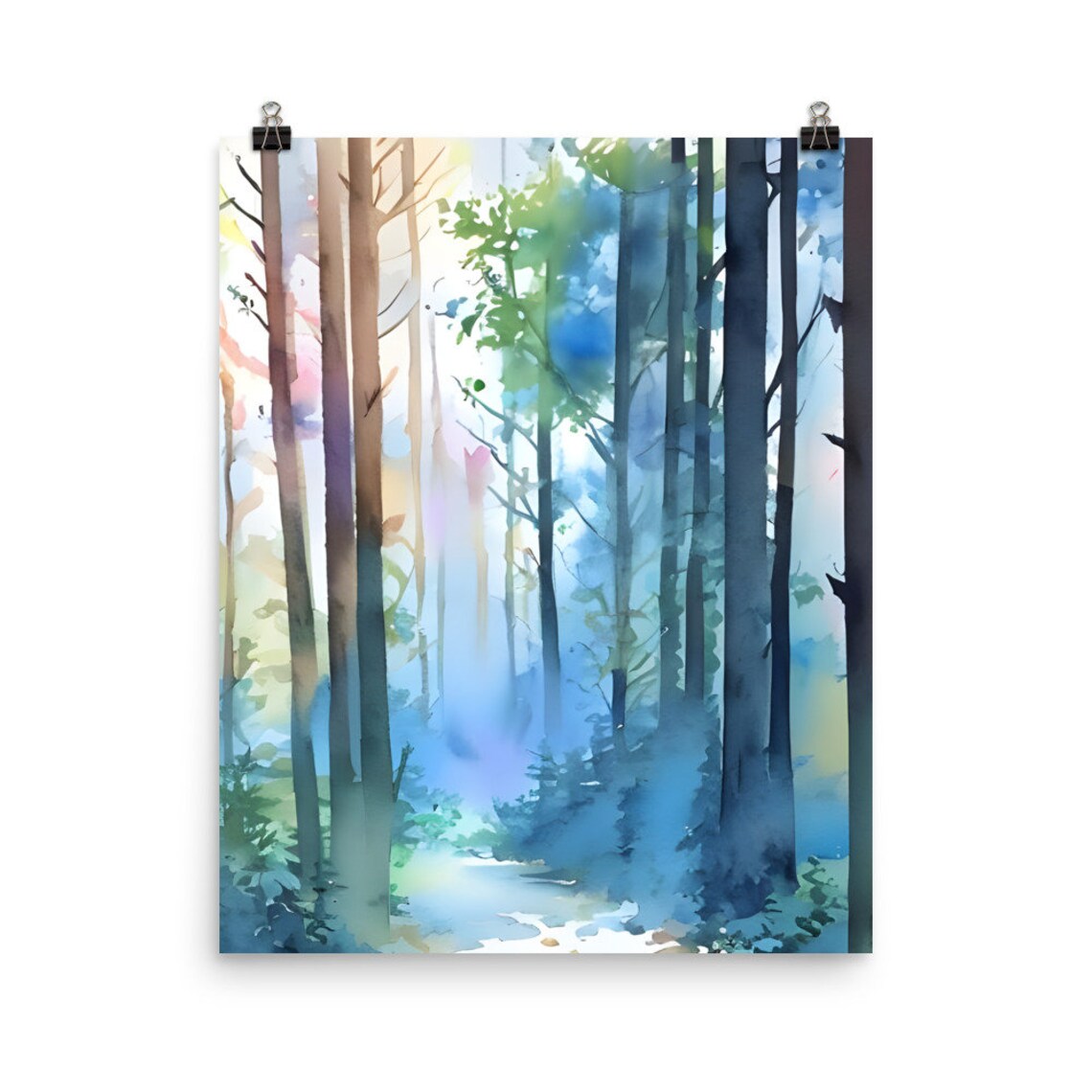 Custer State Park Watercolor Art Print, South Dakota