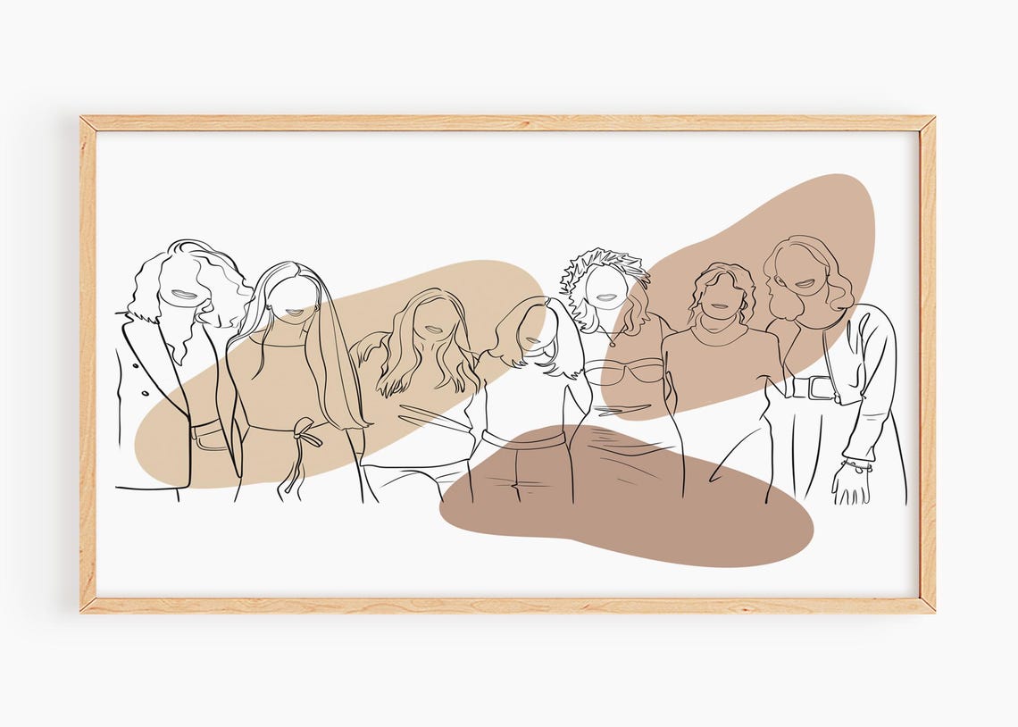 Custom Line Drawing From Photo Personalized Portrait Minimalist Line Art Personalized Gift For Him Line Art Illustration Print