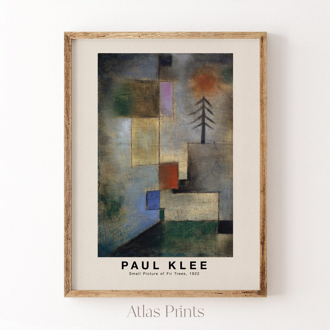 Paul Klee Small Picture of Fir Trees 1922 Abstract Forest Poster - Image 5