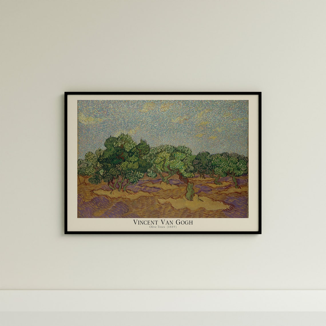 Vincent Van Gogh Olive Trees 1889 Famous Landscape Oil Painting Print - Image 5