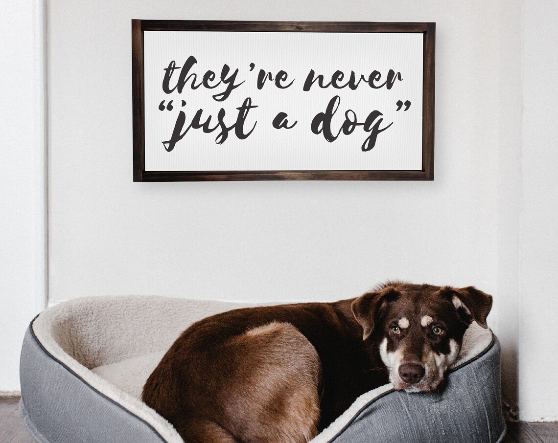 Dog Person Gift, Funny Dog Wall Art Print for Pet Parents