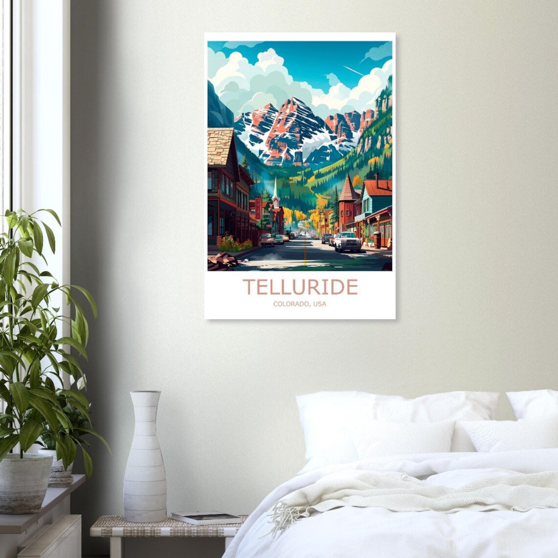 Telluride Travel Poster, Colorado Wall Art - Image 3
