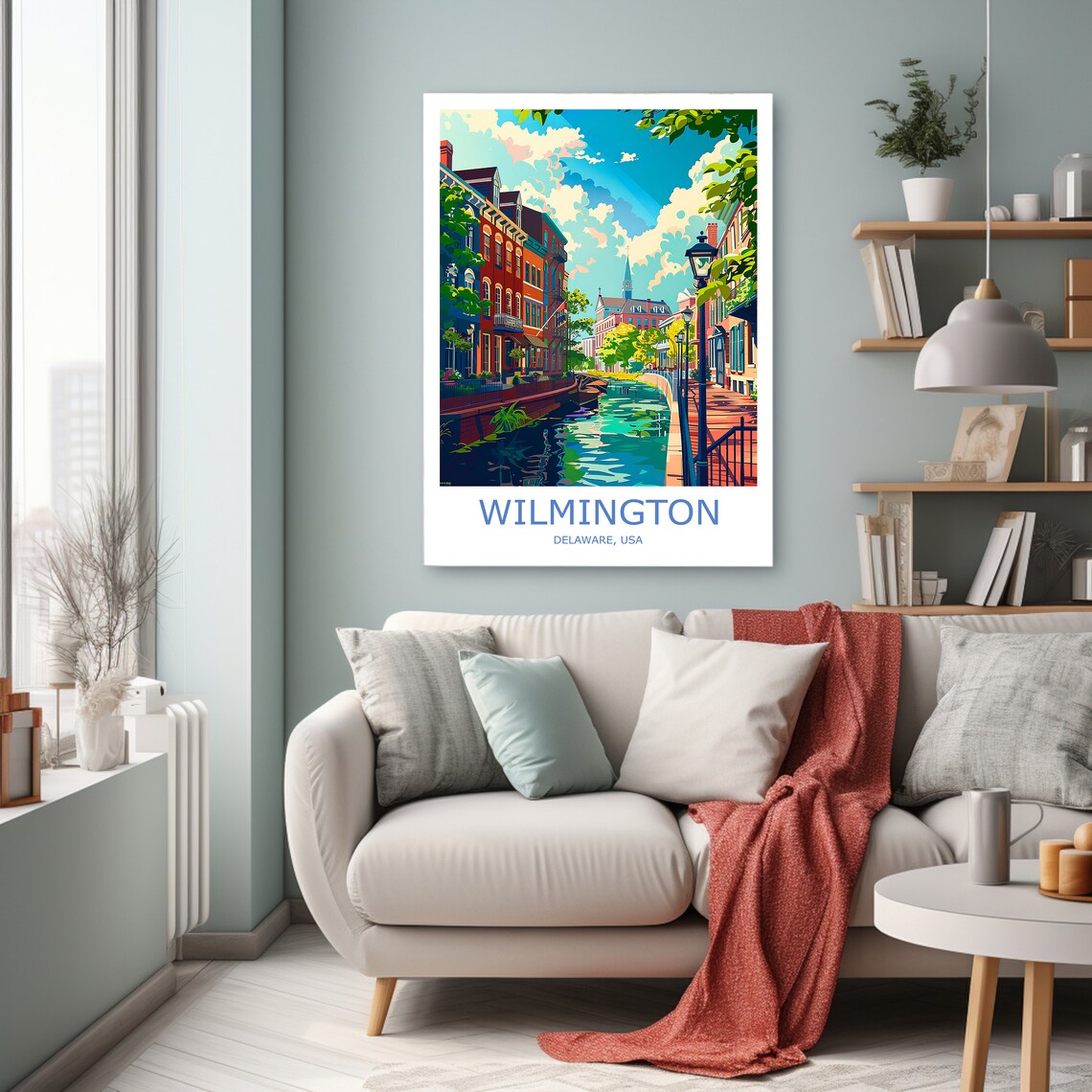 Wilmington Delaware Travel Poster, Wall Art Print - Image 2