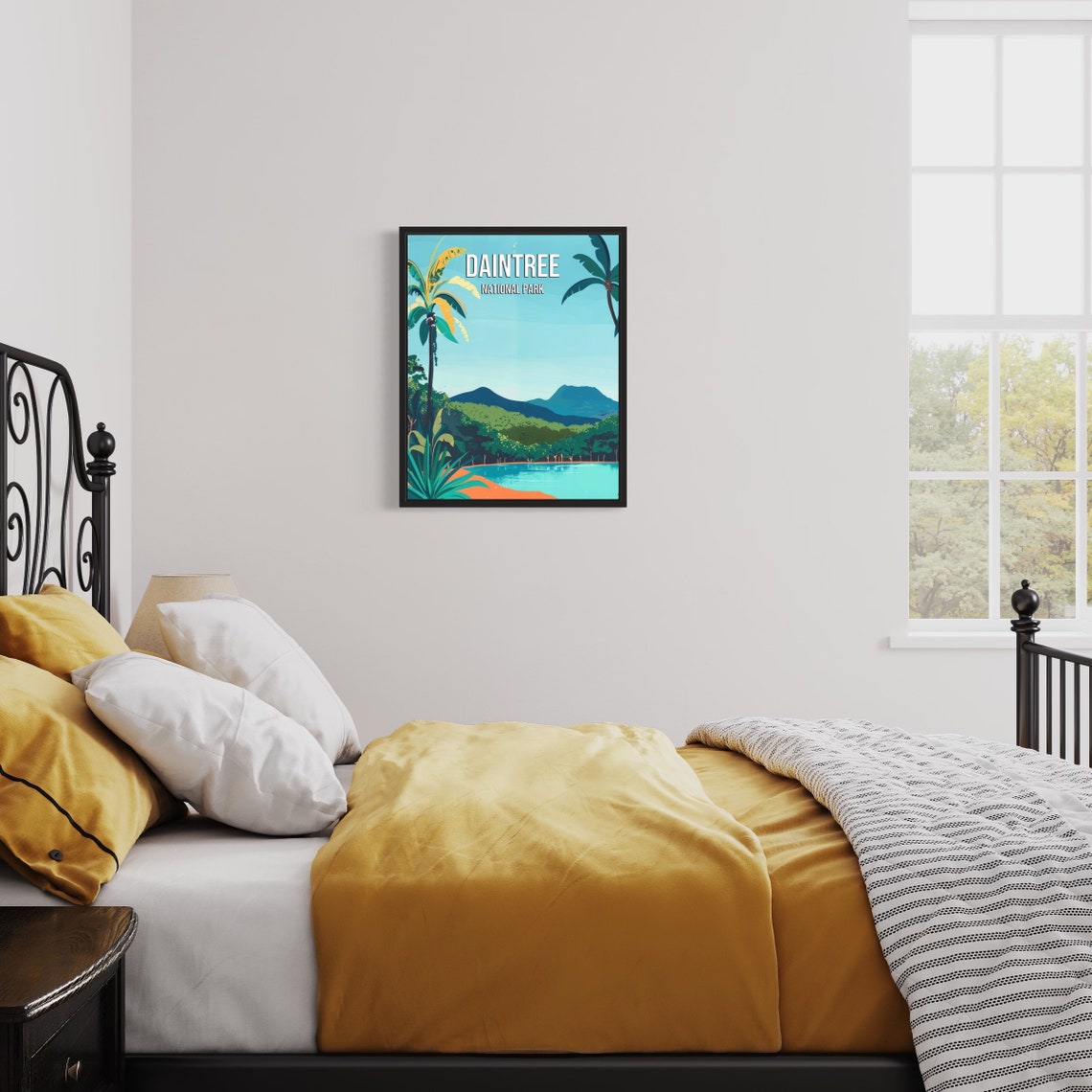 Daintree National Park Tropical Lagoon and Palm Forest Poster - Image 3
