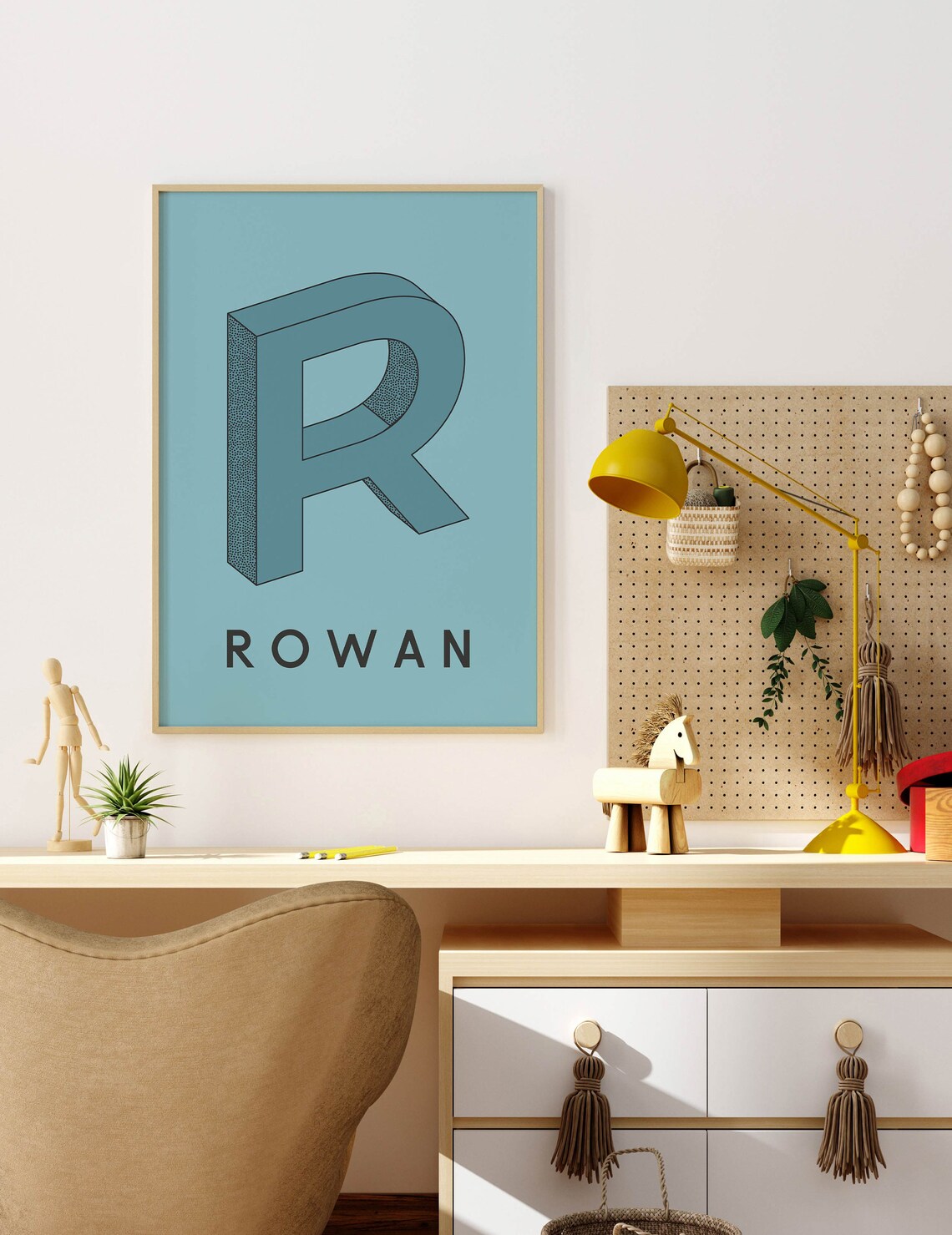 Custom Kids Personalized Name Poster, Nursery Decor - Image 5