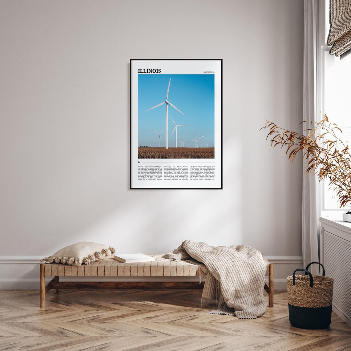 Illinois Travel Poster, USA Wall Art Print - Image 4