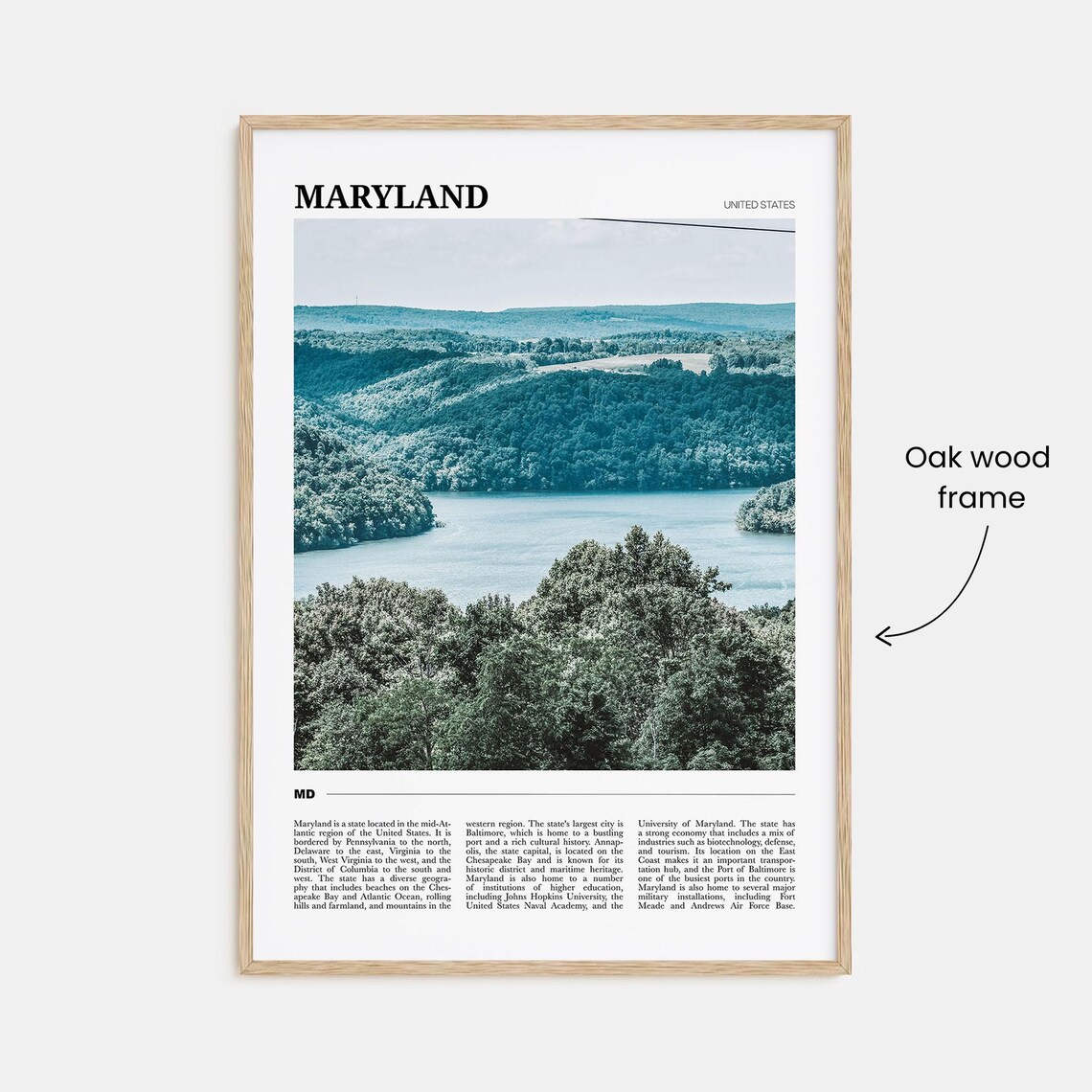 Maryland Decor Travel Poster - Image 3