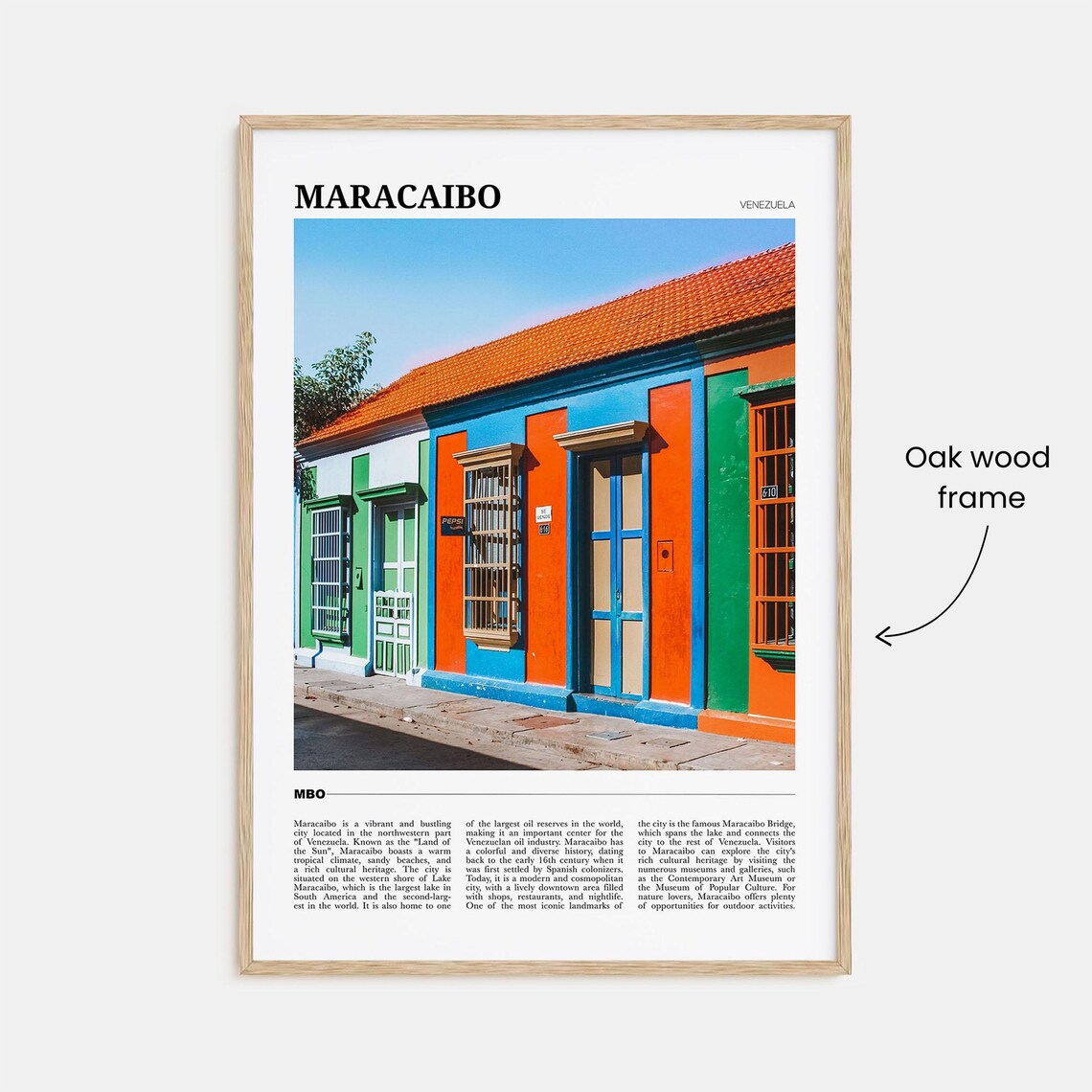 Maracaibo Travel Poster, Venezuela Wall Art Print - Image 3