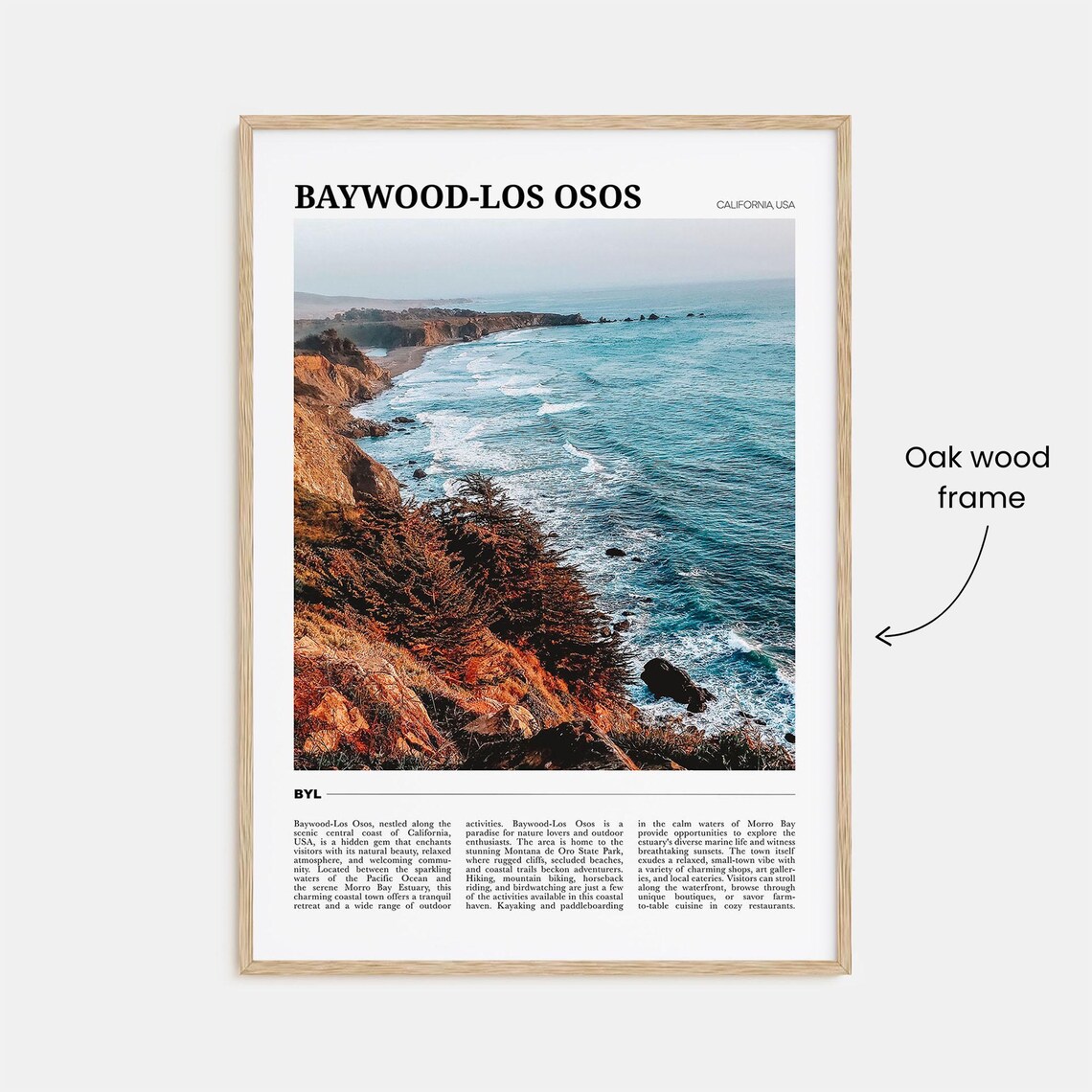 Baywood Los Osos Travel Poster, California Coast - Image 3