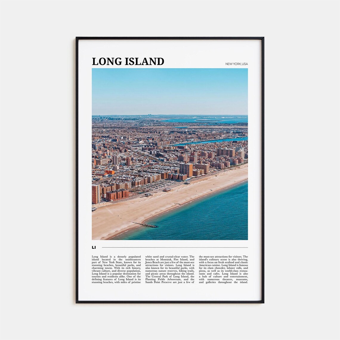 Long Island Travel Poster, New York Travel Poster