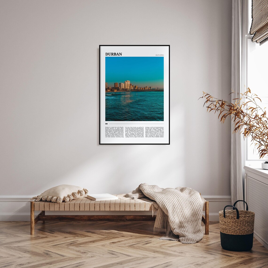 Durban Travel Poster, South Africa Wall Art Print - Image 4
