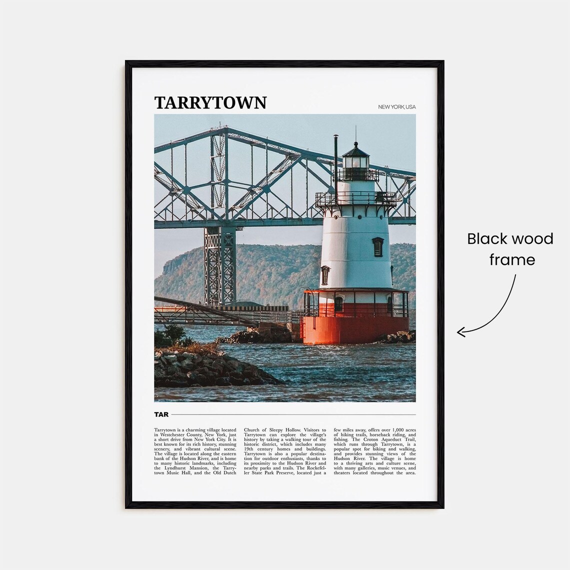 Tarrytown Travel Poster, New York USA Art Print - Image 2