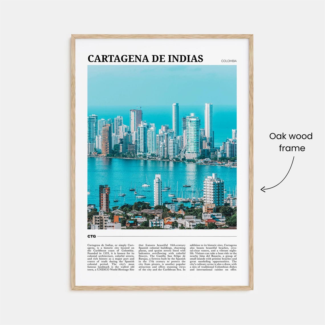 Cartagena De Indias Travel Poster Cartagena De Indias Wall Art Cartagena De Indias Poster Print Cartagena Photo Cartagena Decor - Image 3
