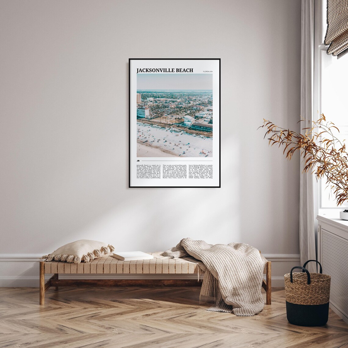 Jacksonville Beach Photo Decor Wall Art Print - Image 4
