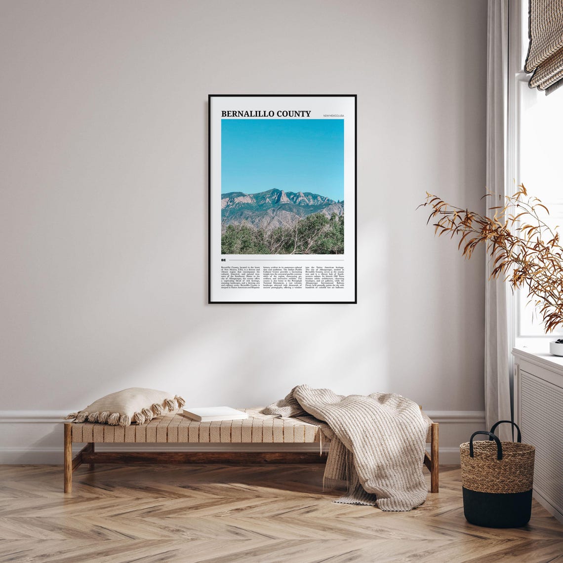 Bernalillo County New Mexico Sandia Mountains Landscape Poster - Image 4