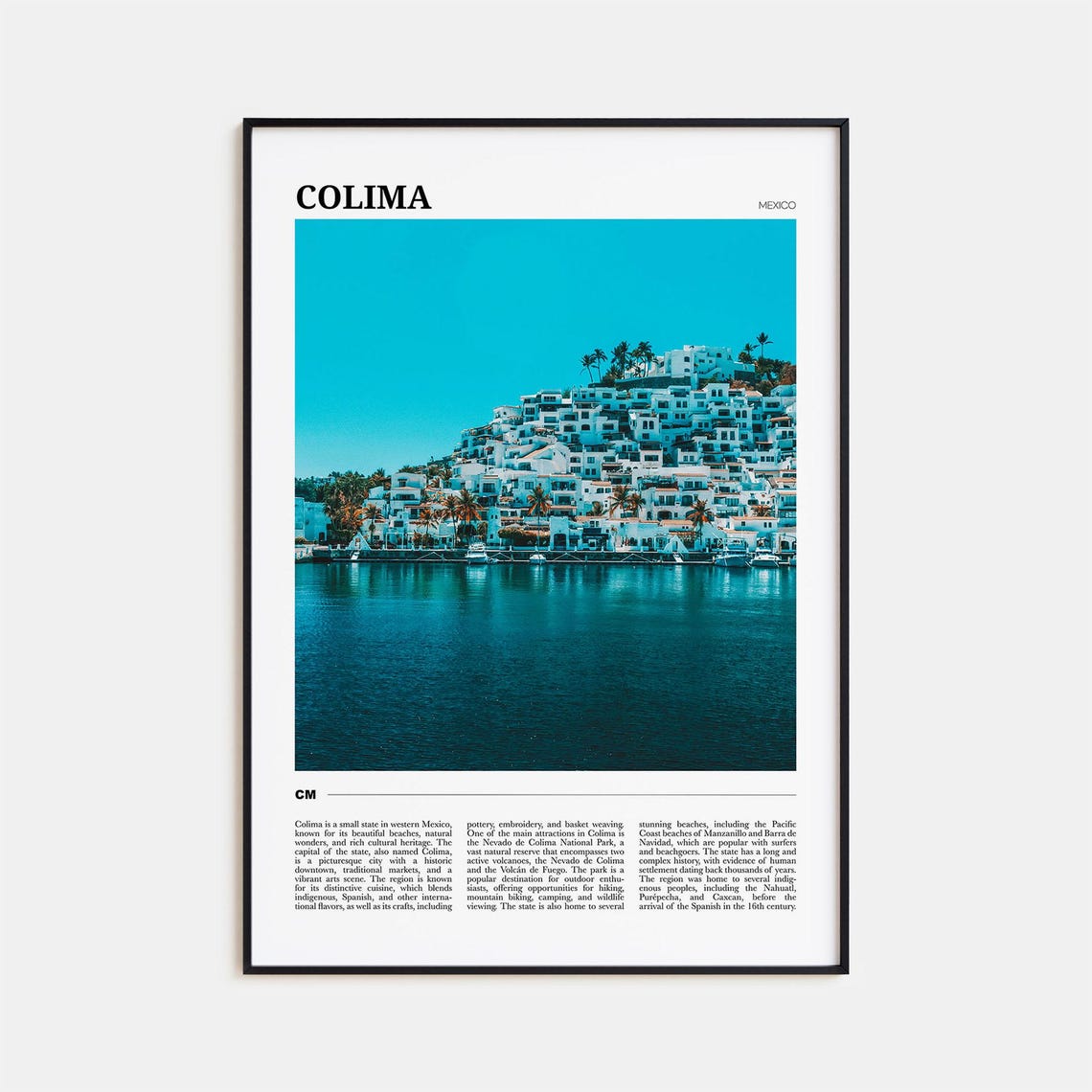 Colima Travel Poster Colima Wall Art Colima Poster Print Colima Photo Colima Decor Mexico