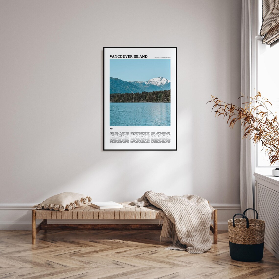 Vancouver Island Travel Poster, Place-Name Wall Art - Image 4