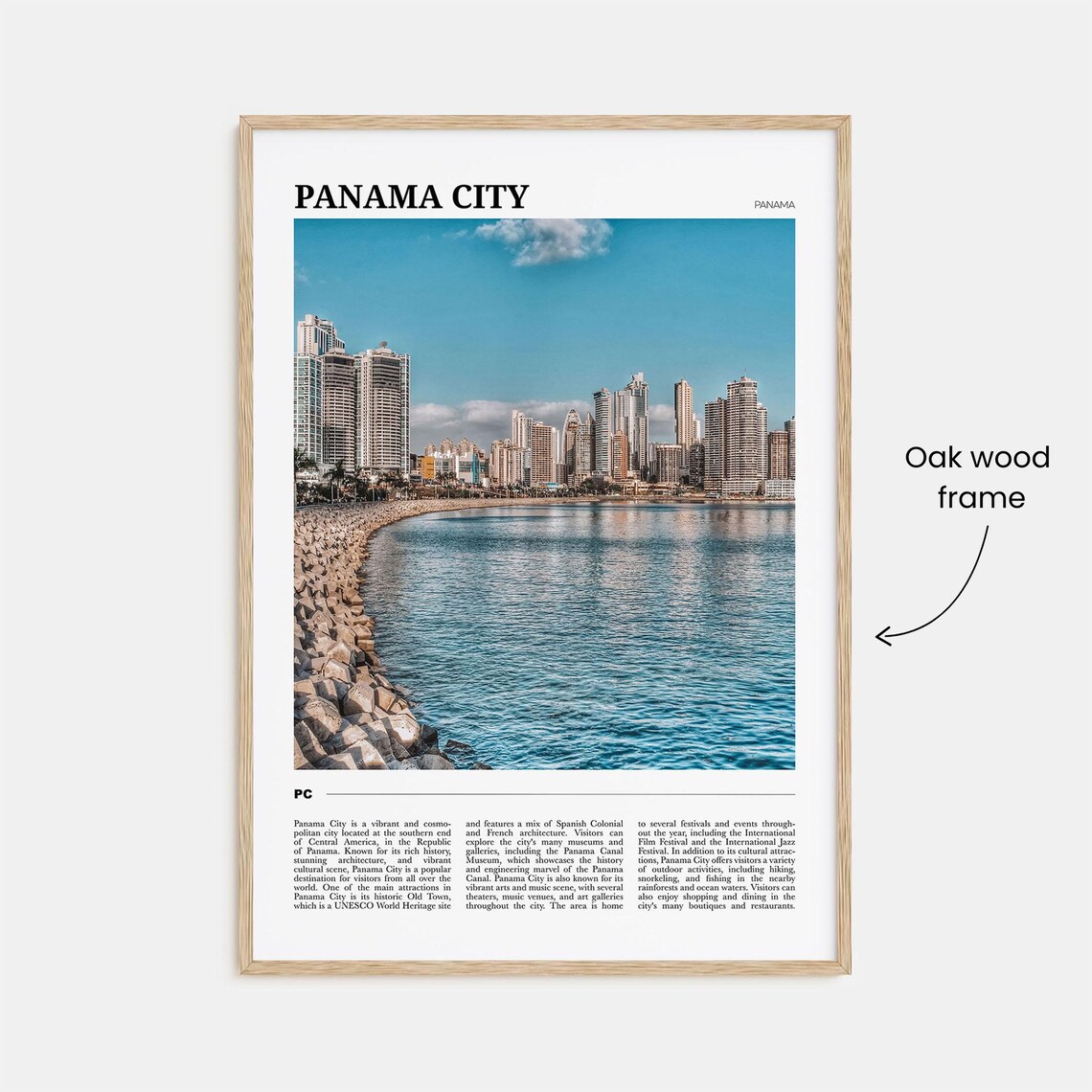 Panama City Travel Poster, Panama City Decor - Image 3