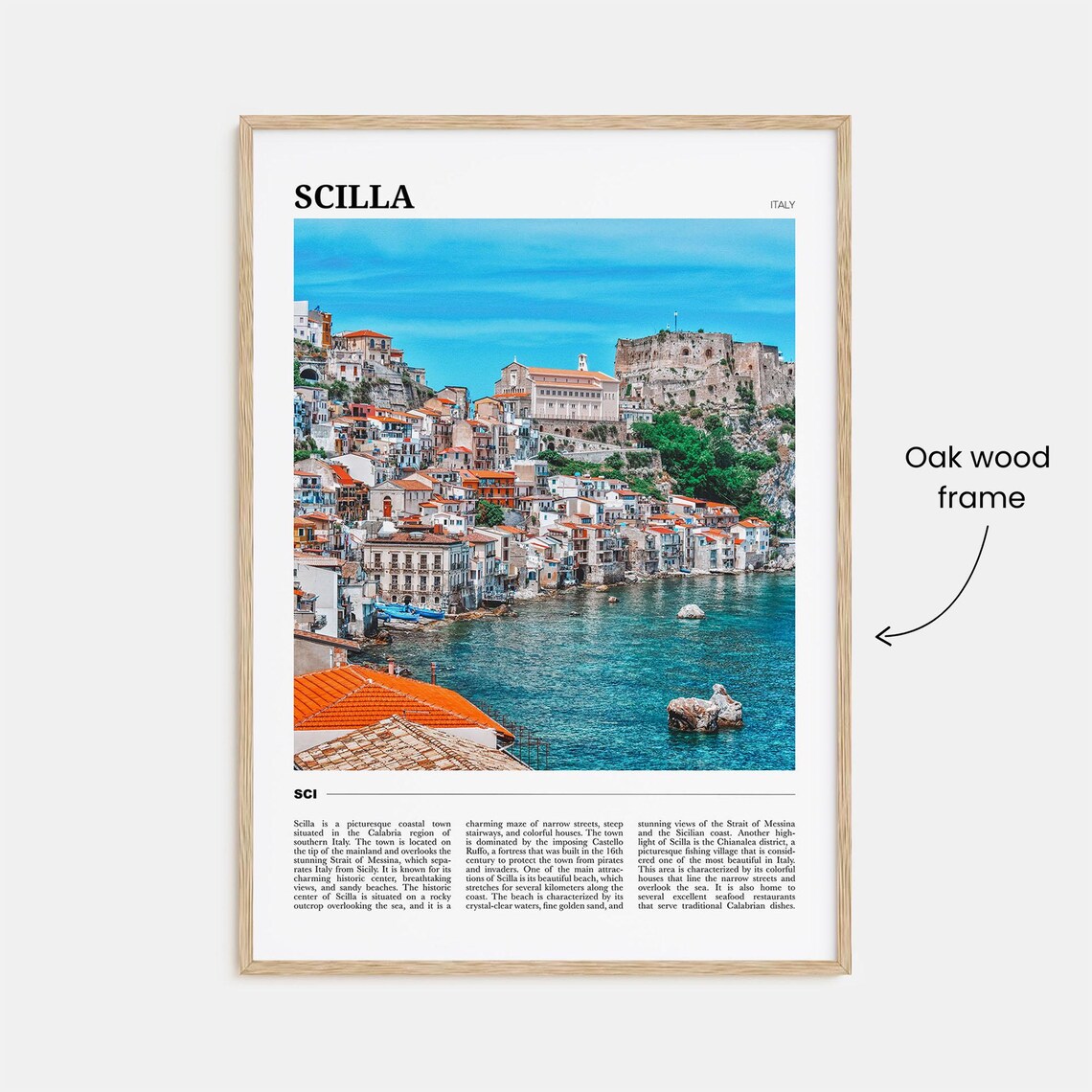 Scilla Travel Poster, Italy Place Art Print - Image 3