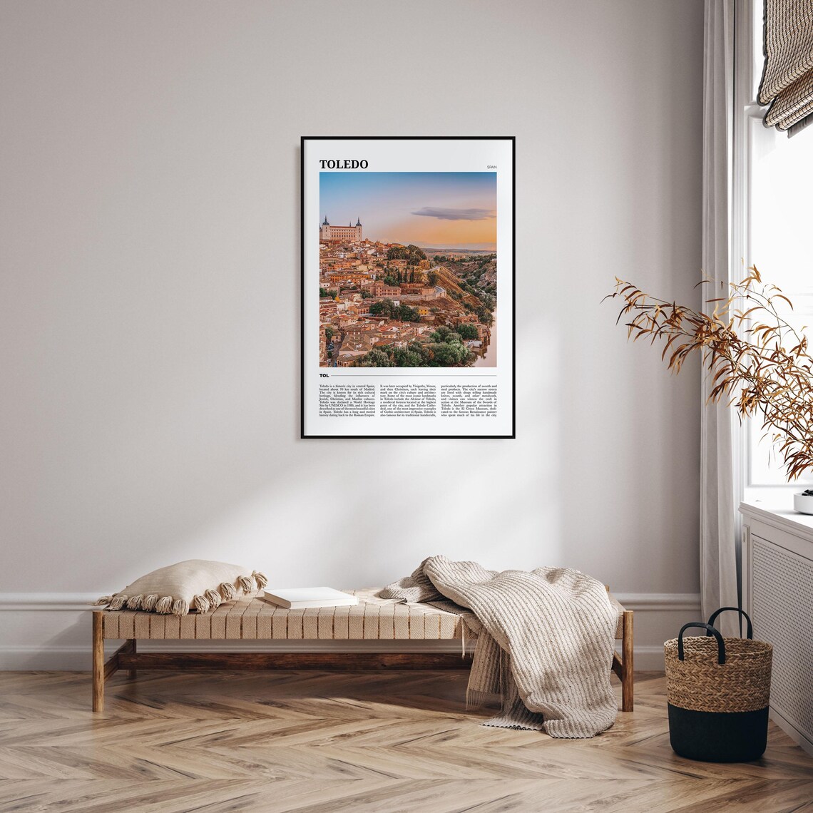 Toledo Travel Poster, Spain Wall Art Print - Image 4