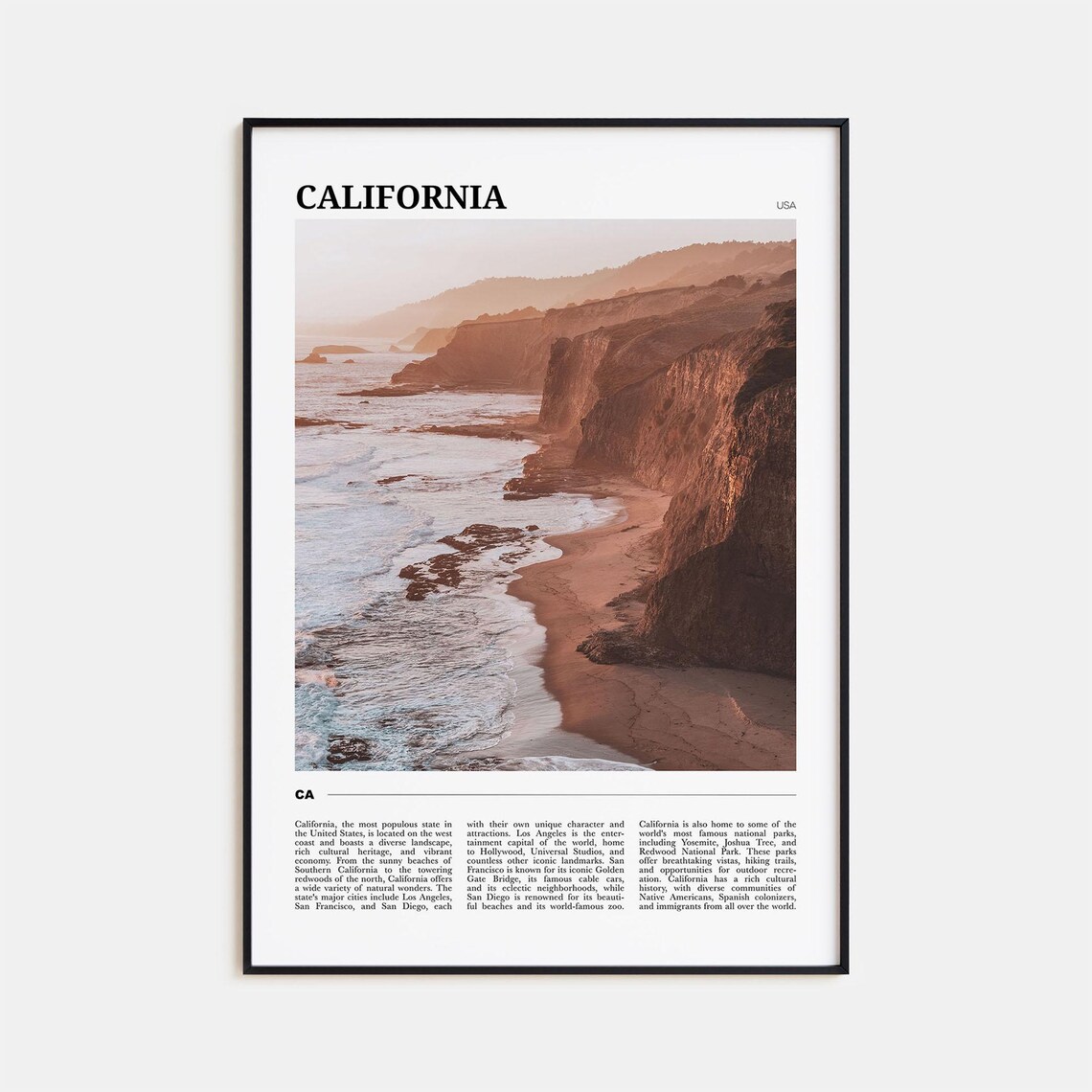 California Travel Poster No. 2, California Travel Poster