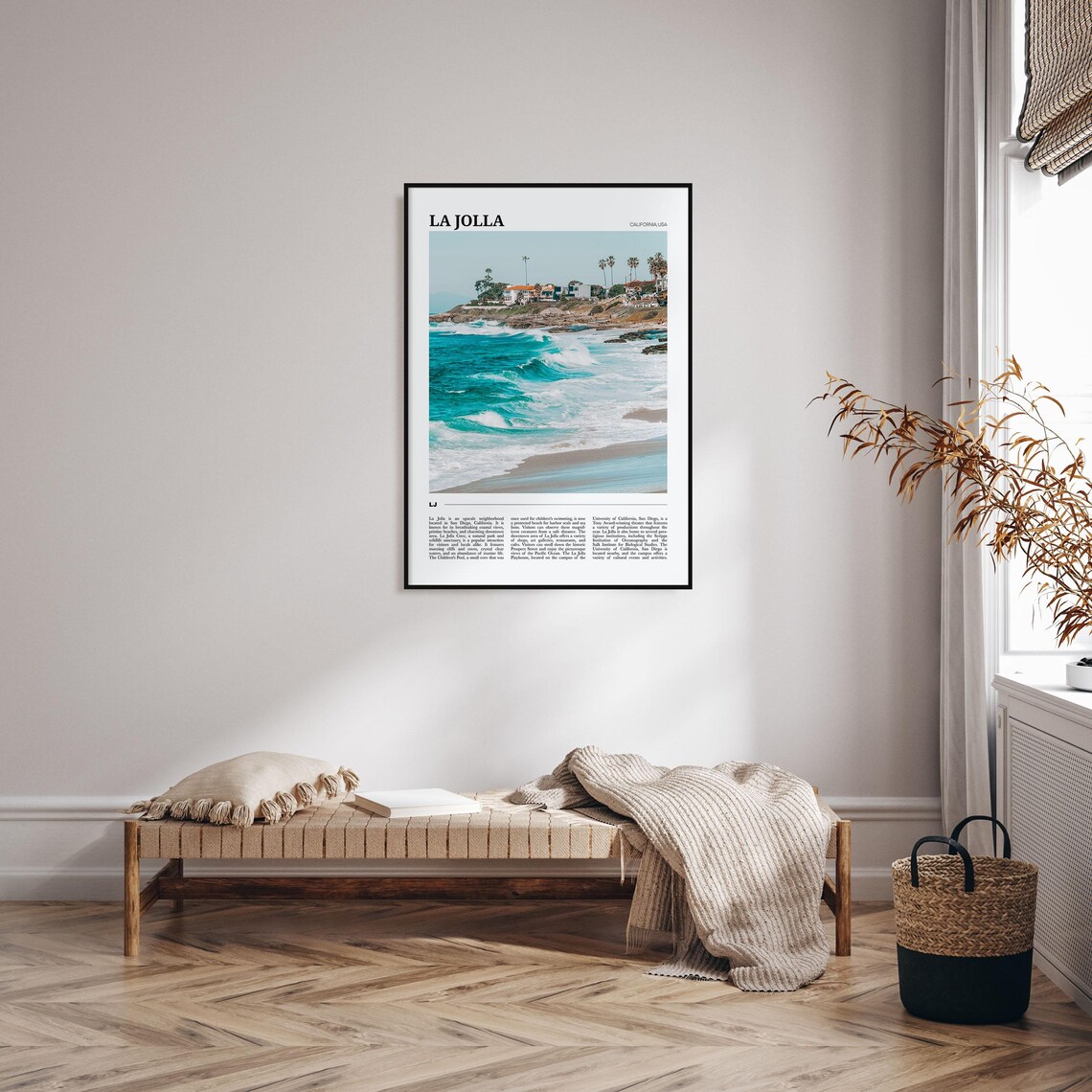 La Jolla Travel Poster, California USA Travel Poster - Image 4